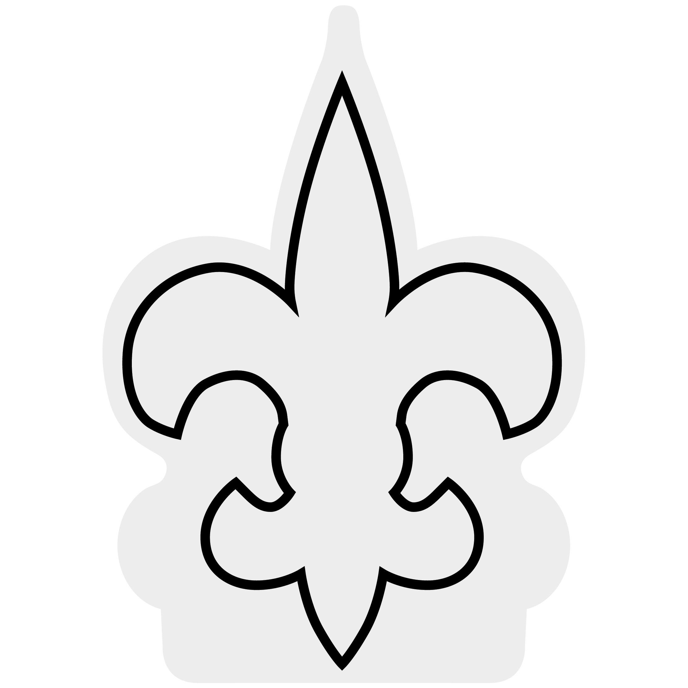 Fleur de Lys Mitt 11