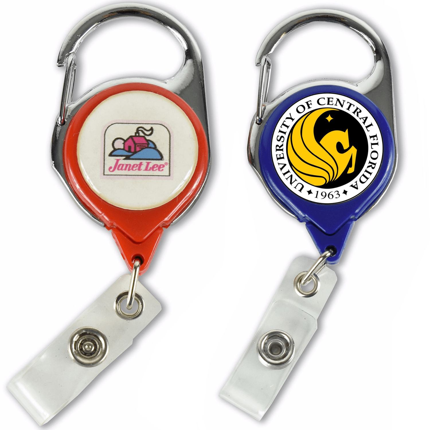 No-Twist Retractable Carabiner Badge Reel 1