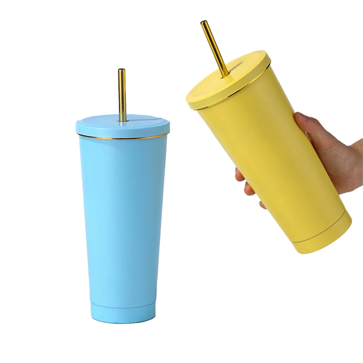 25Oz. Leak-Proof Insulated Stainless Steel Reusable Tumbler 6