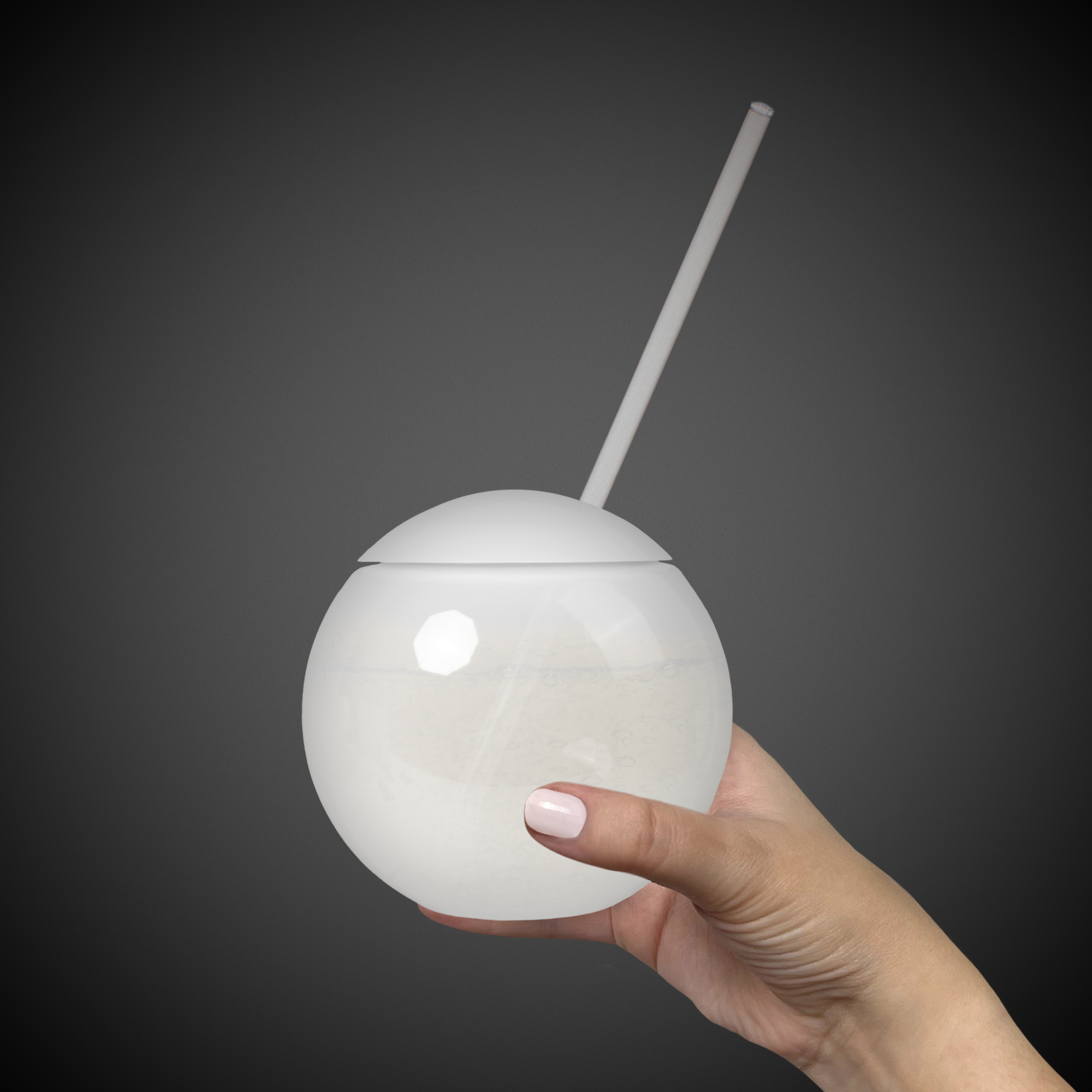 20oz Tumbler Ball Cup with Straw 4