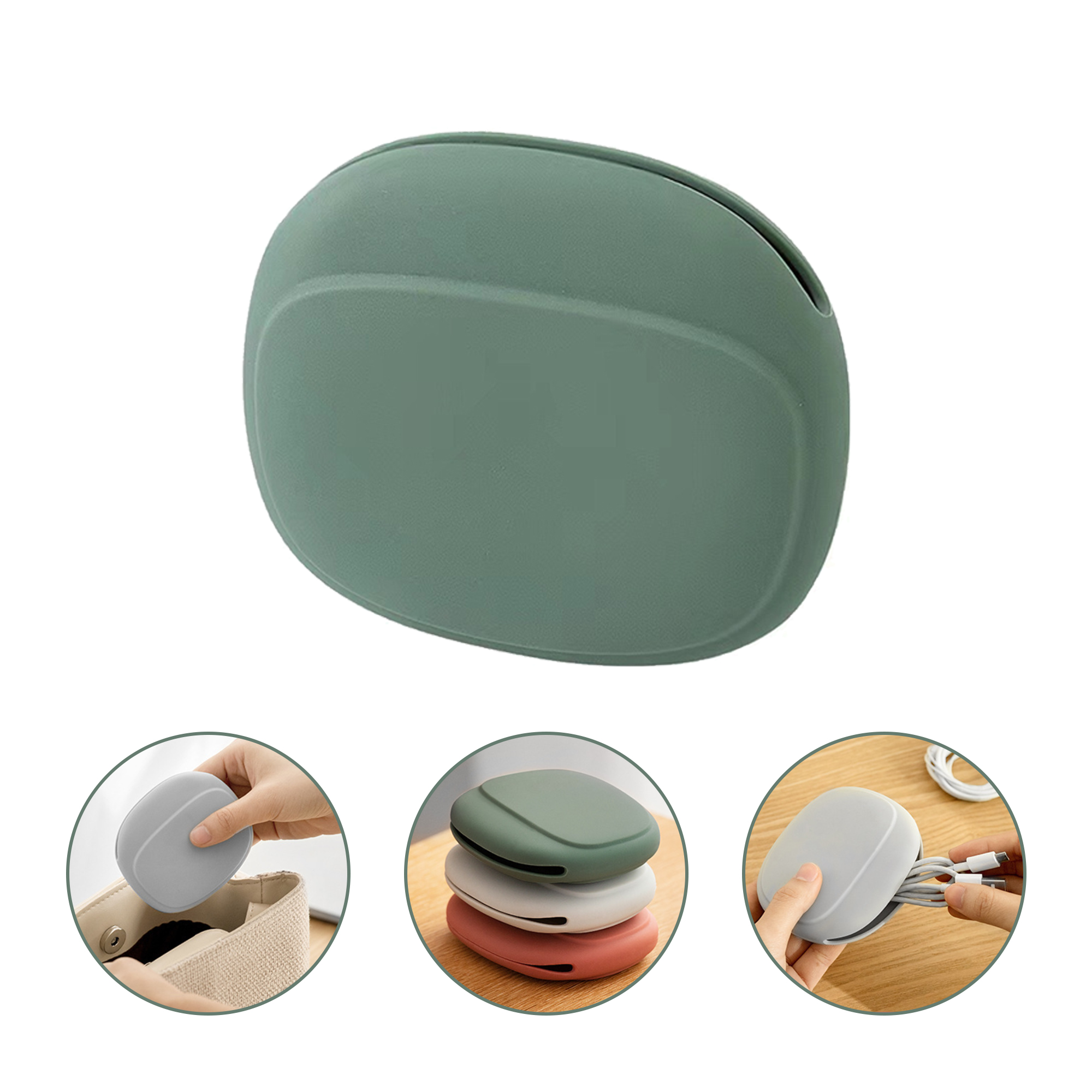 MOQ100 Silicone Earphone Storage Case 3