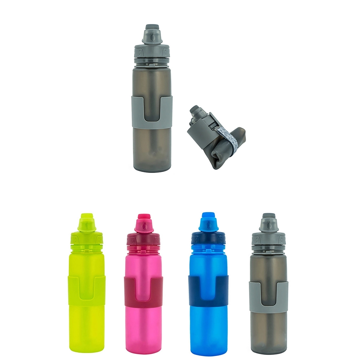Collapsible Water Bottle With Leak Proof Twist Cap 2