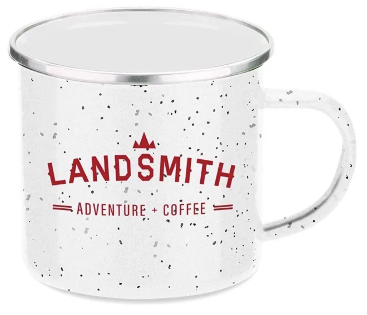 16 Oz. Metal Cowboy Camp Mug w/Stainless Steel Rim