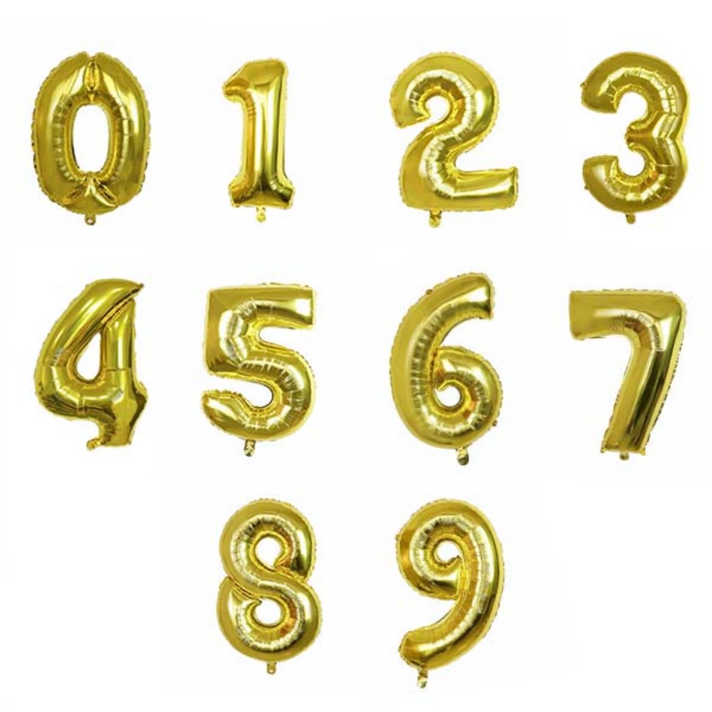 32" Number & Letter Balloons 50