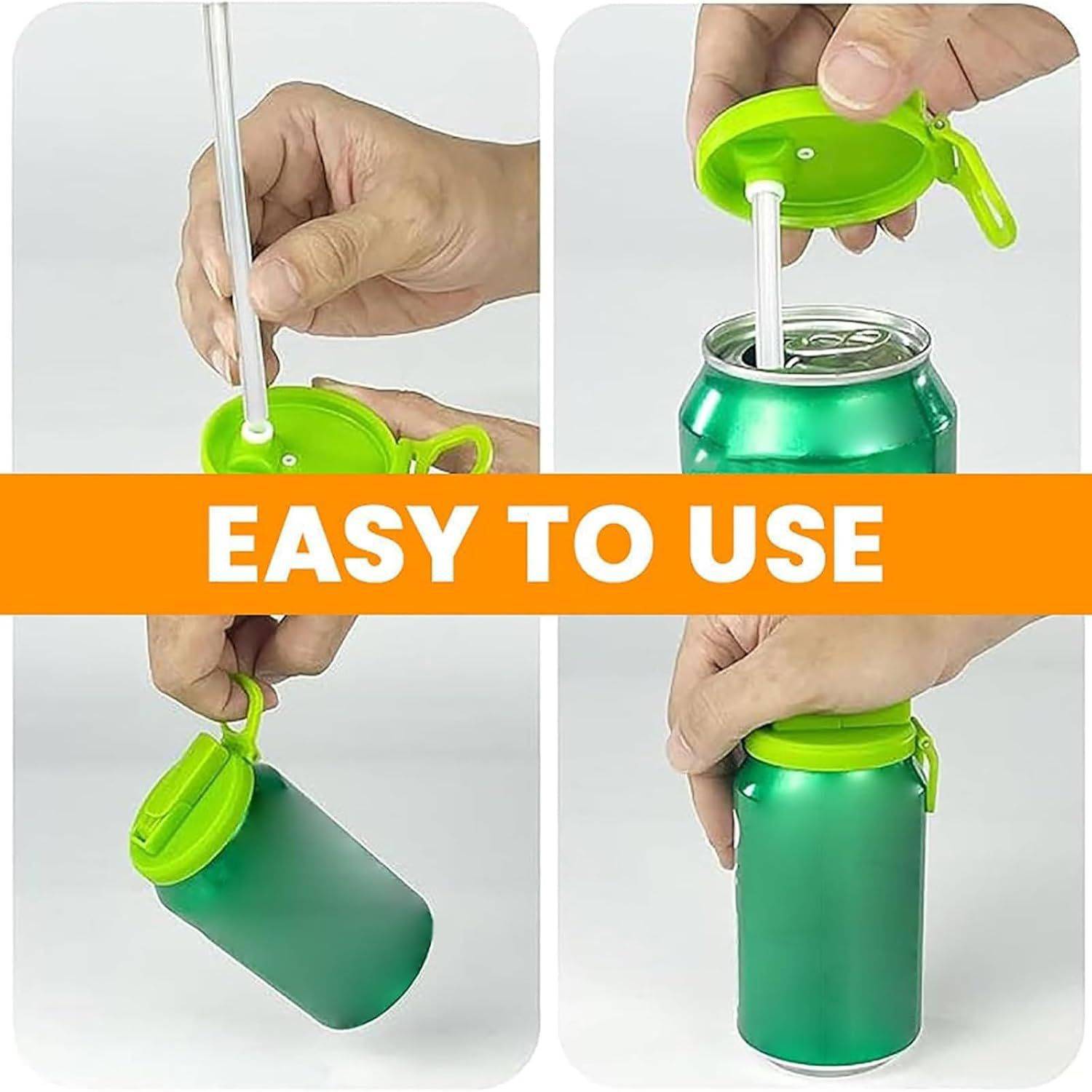 Can Lids W/ Straw 4