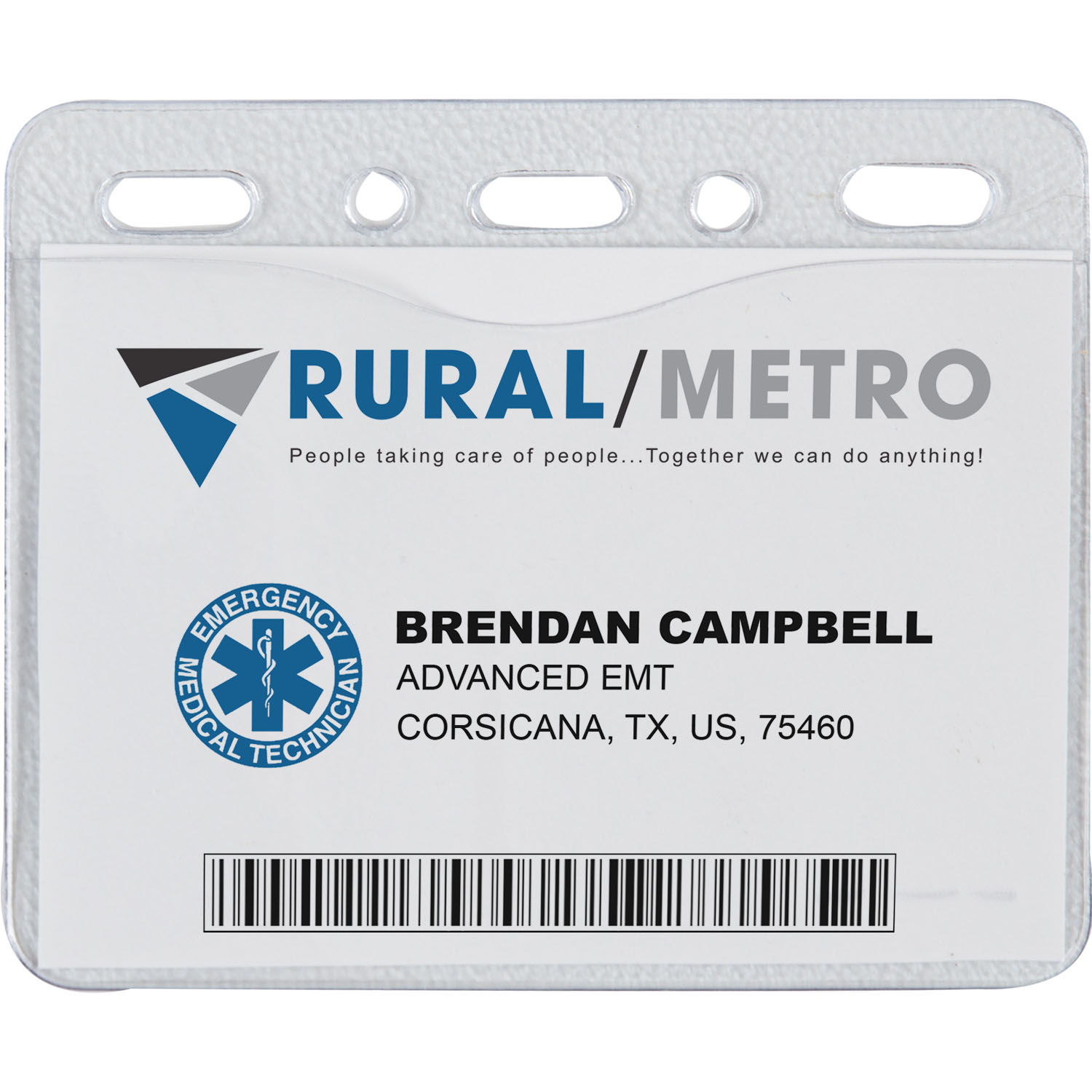 4-1/4" x 3-1/2" Vinyl Badge Pouch 1