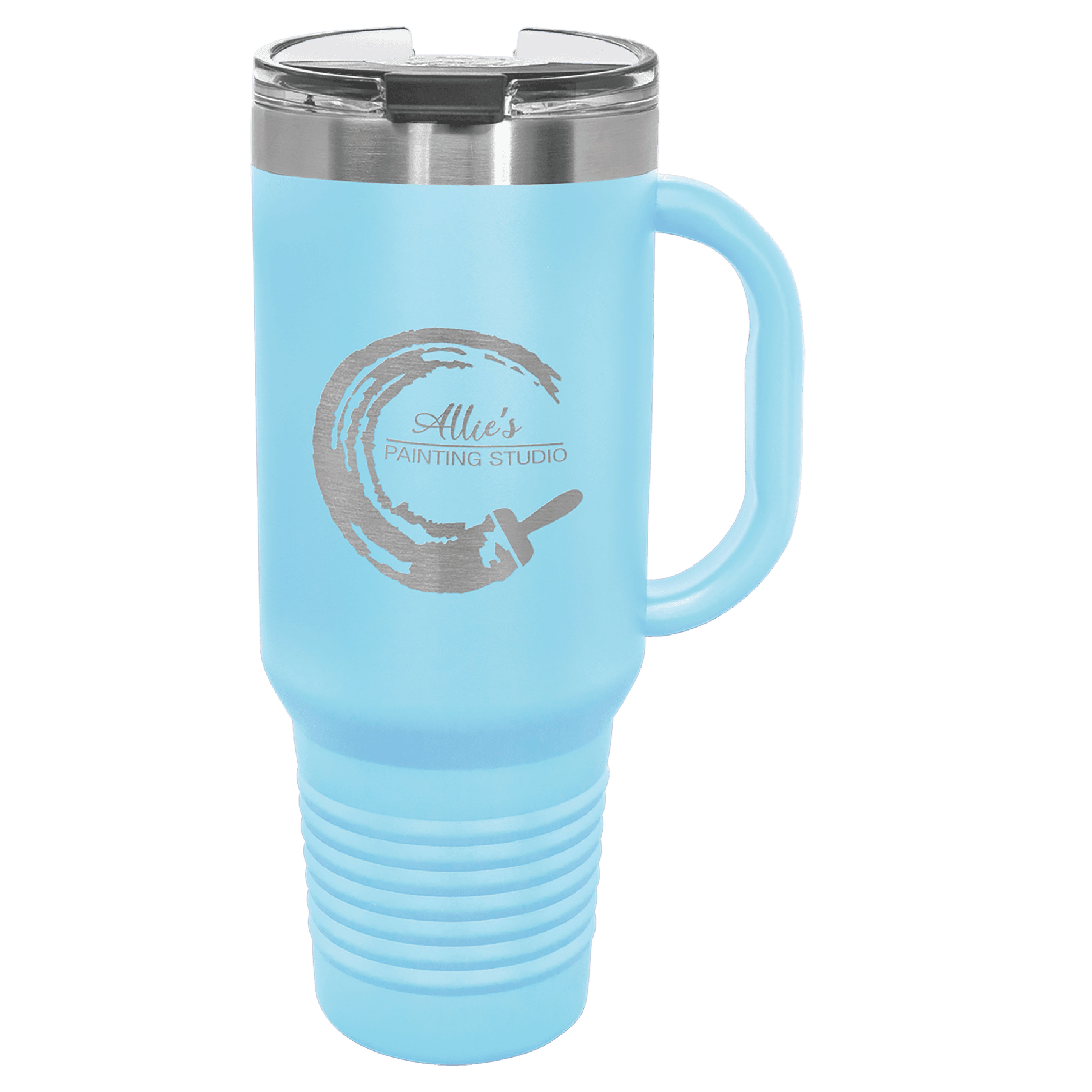 Polar Camel 40oz Stainless Steel Travel Mugs w/ Snap Lids 50