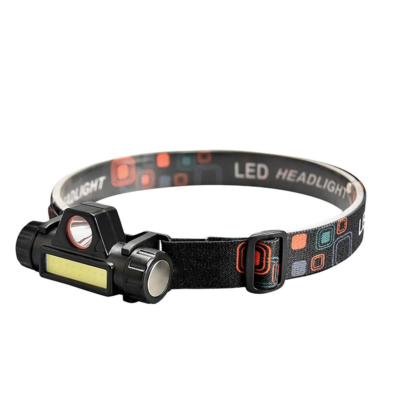 Led & Cob Rechargeable Headlamp With Magnet 2