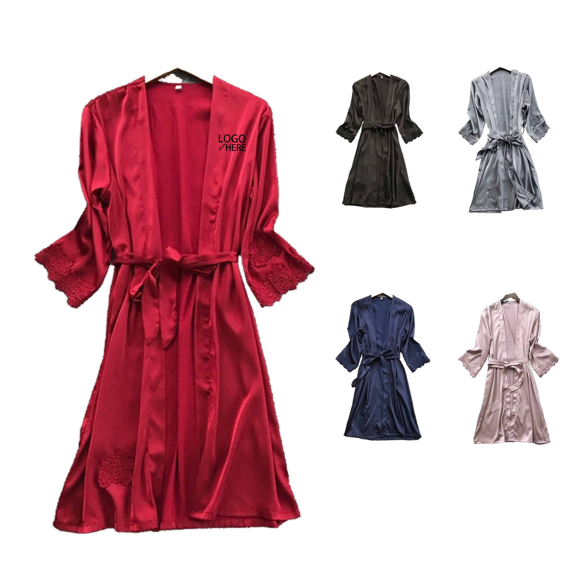 Embroidered Polyester Loungewear 2