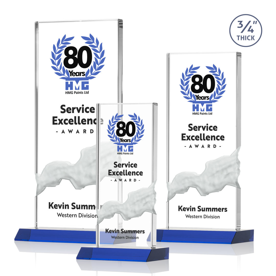 Poole VividPrint™ Award - Blue 8