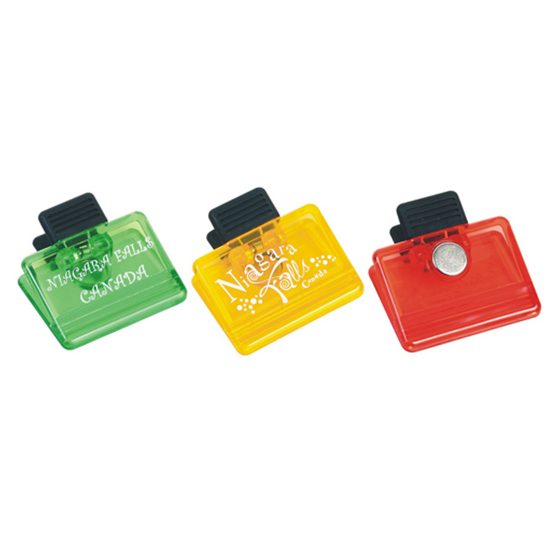 Clear Magnetic Binder Clip for Office Home Fridge Organizing 2