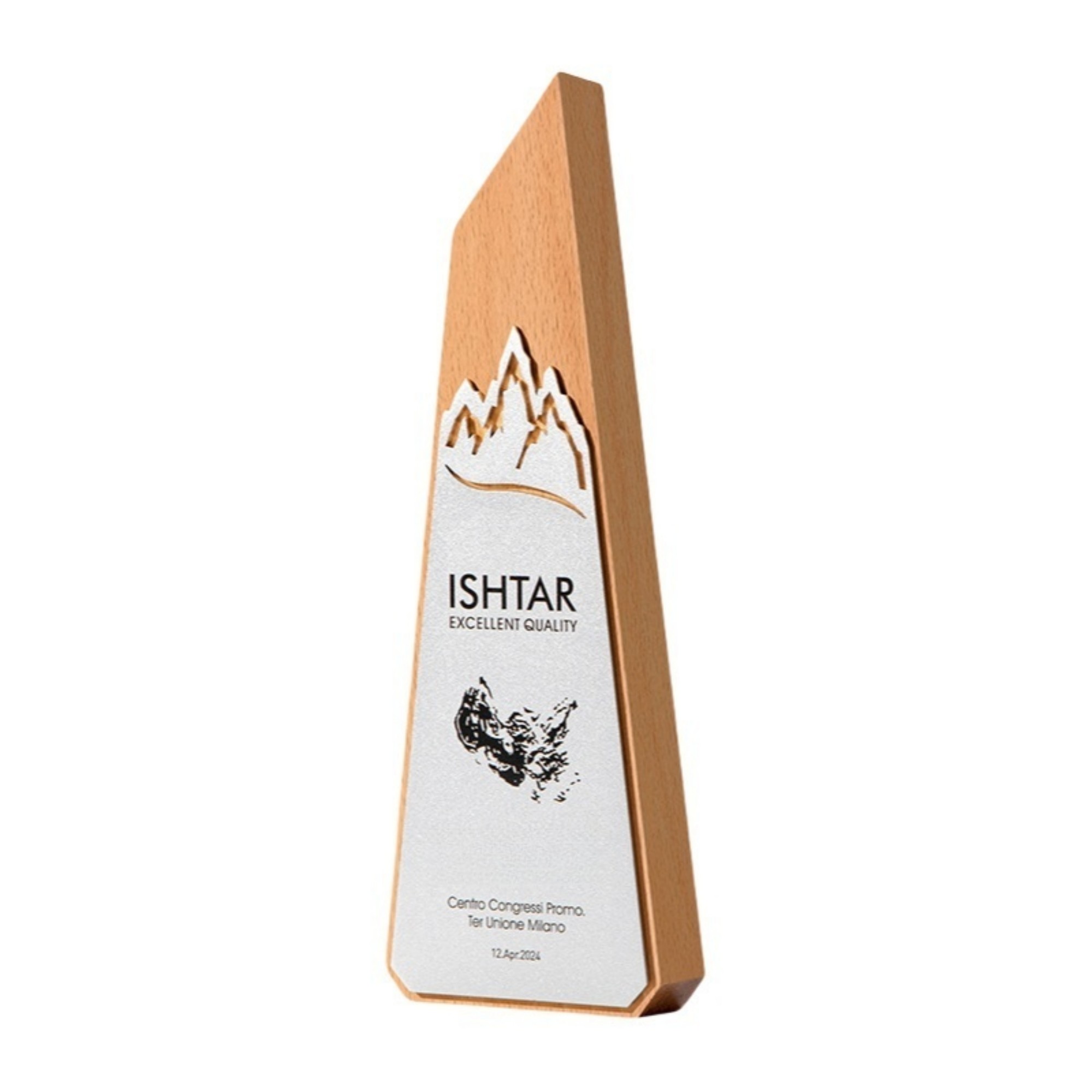 Mountain Wooden Trophy