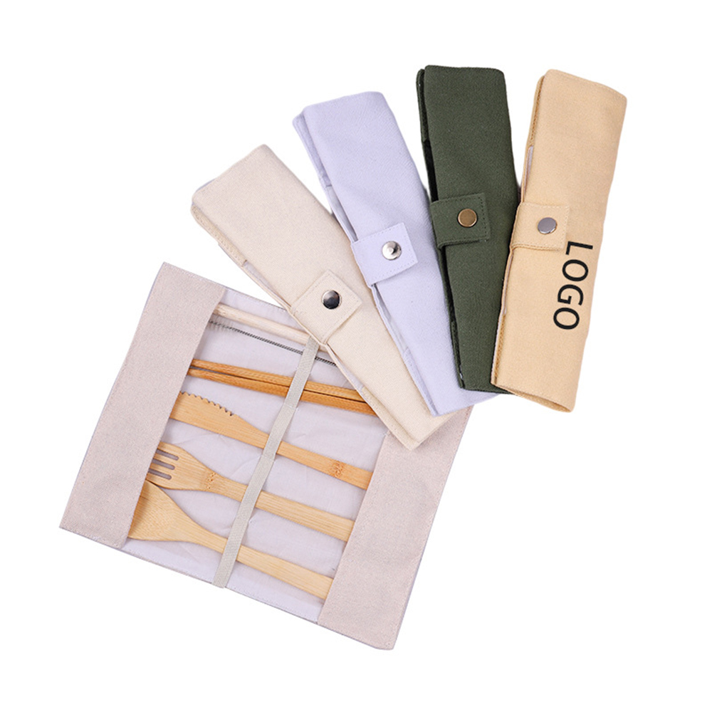 Bamboo Utensil Set Dinnerware 4