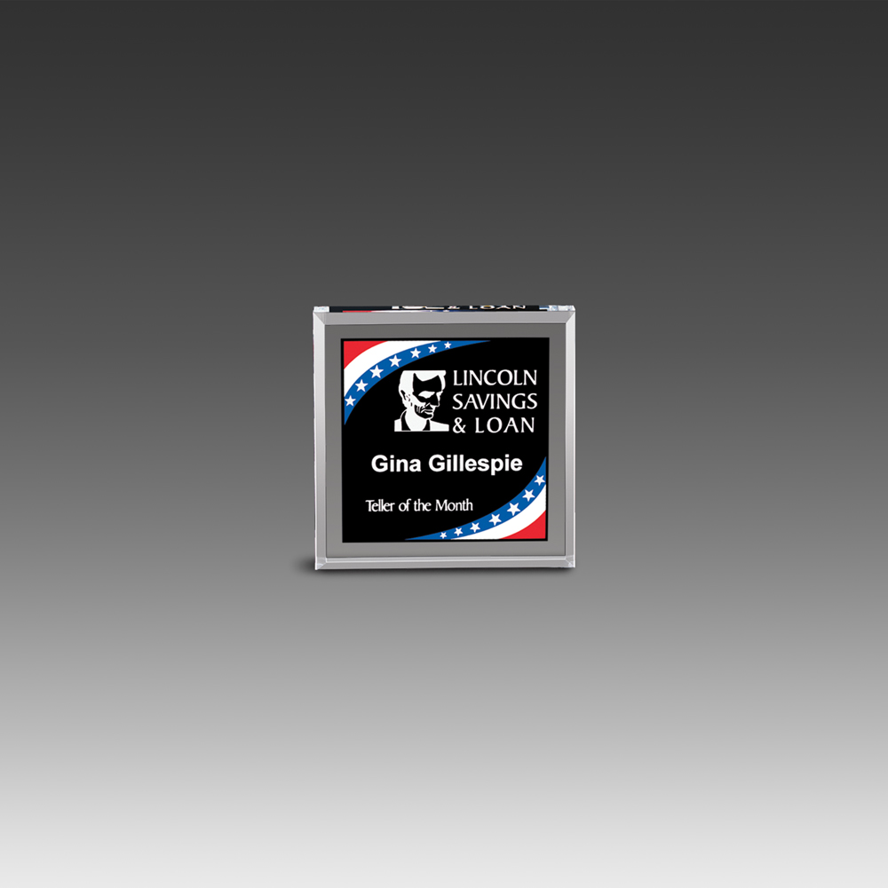Freedom Stars Stripes Paperweight (3"x3"x") 2