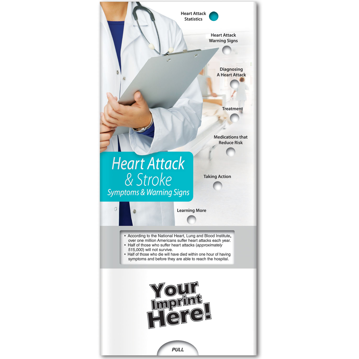 Pocket Slider - Heart Attack & Stroke: Symptoms and Warning Signs 3