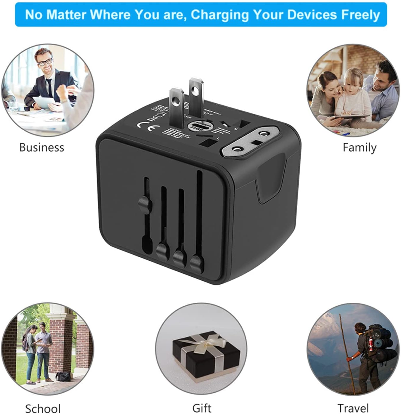 Universal Travel Plug Adapter 3