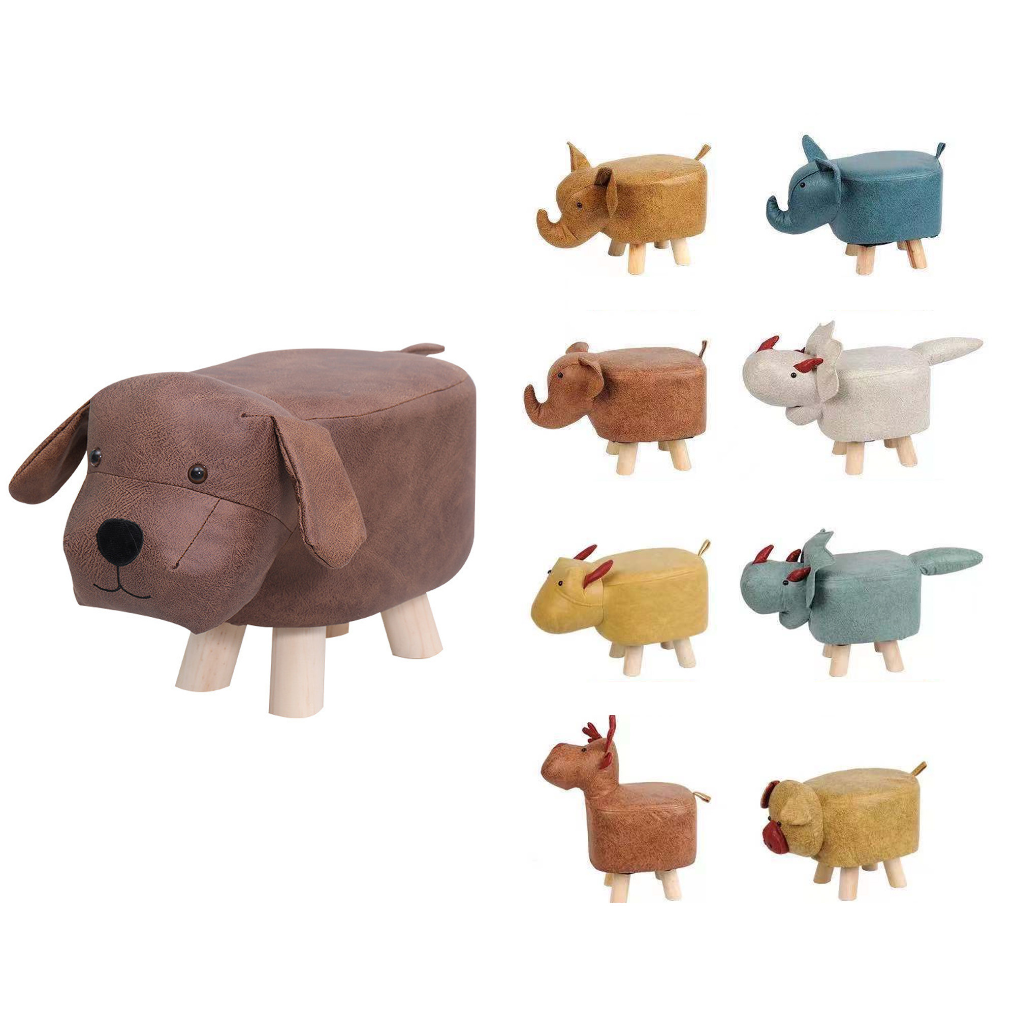 Children's Dwarf Stool Creative Animal Stool 1