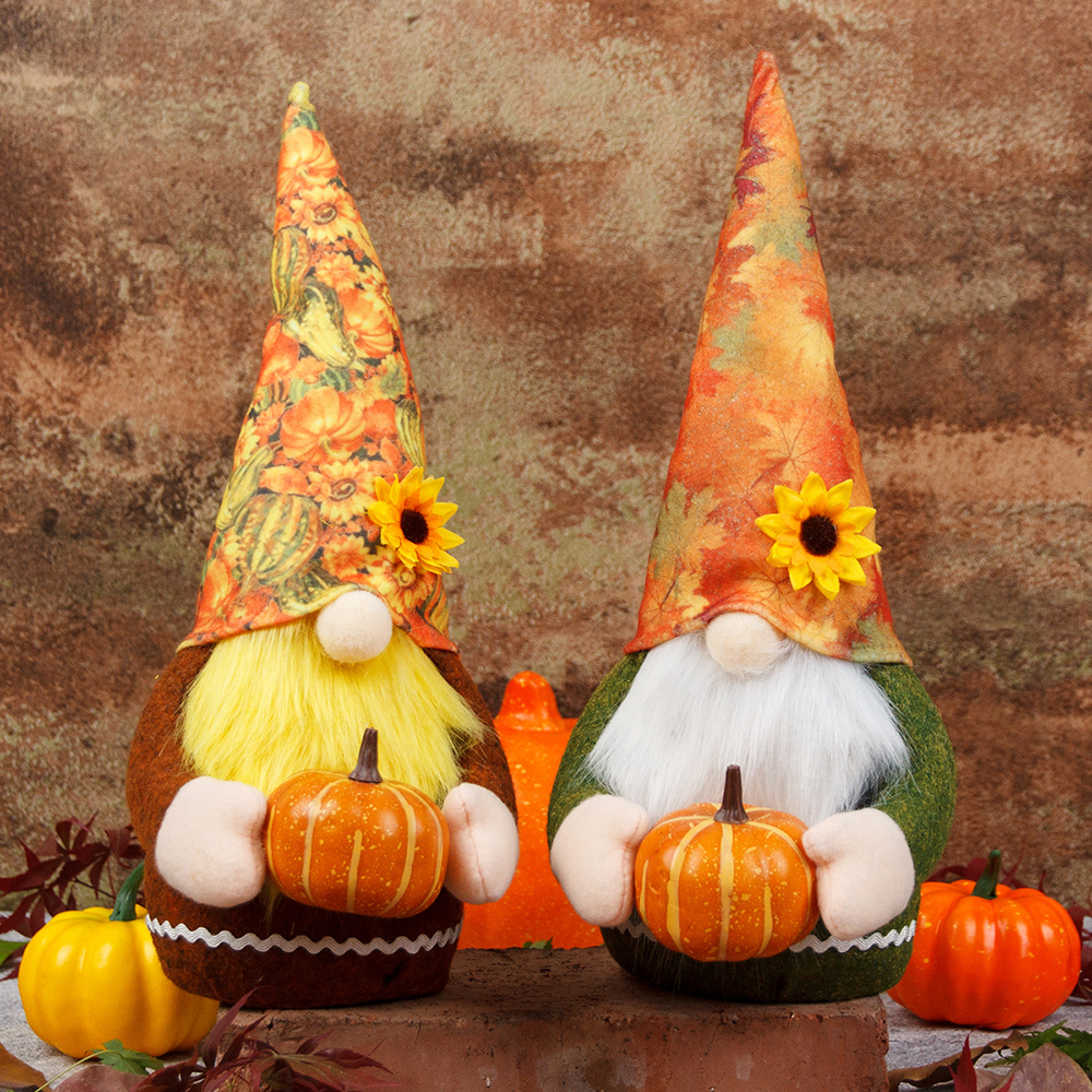 Thanksgiving Day Pumpkin Gnome Doll 2