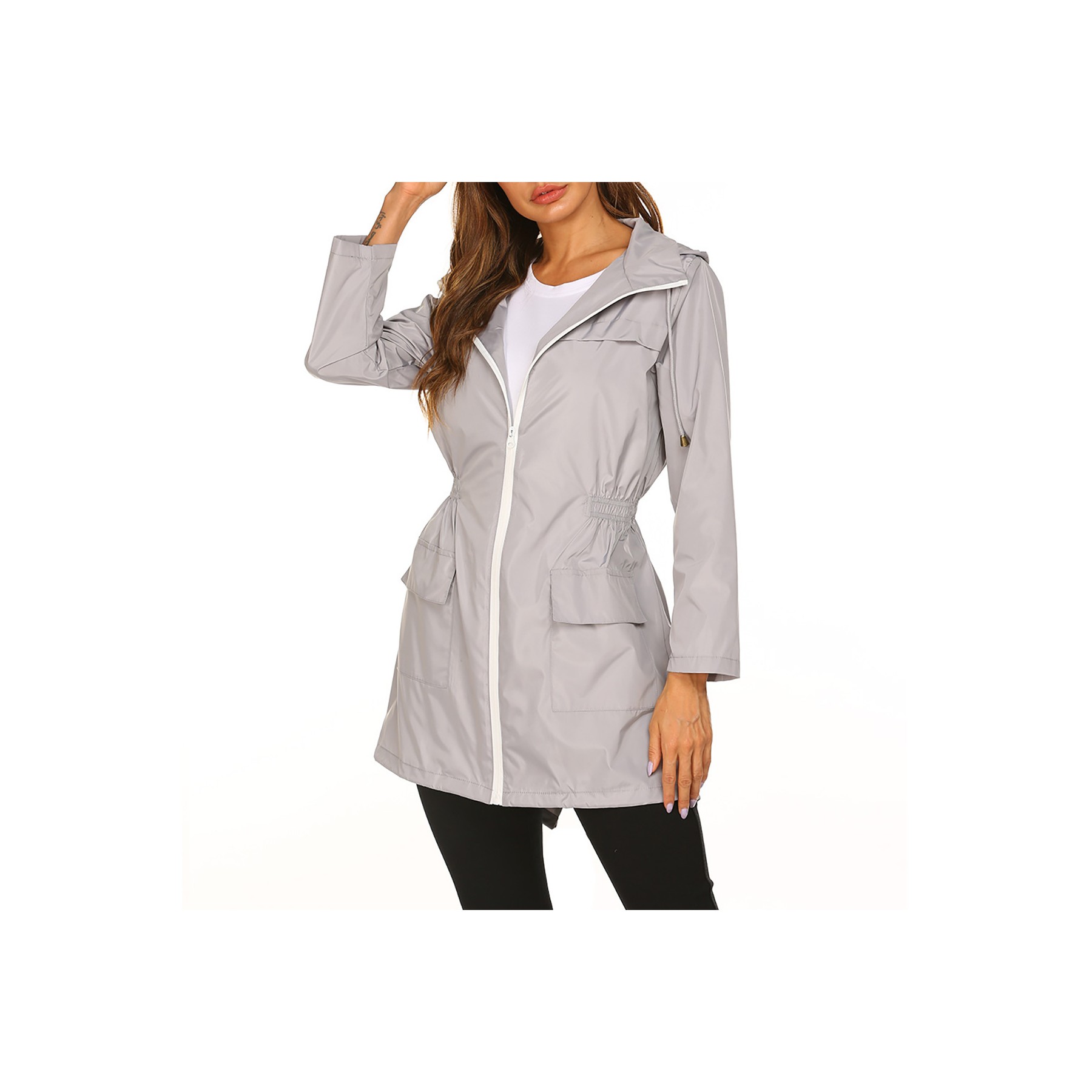 Women Waterproof Rain Jacket 3