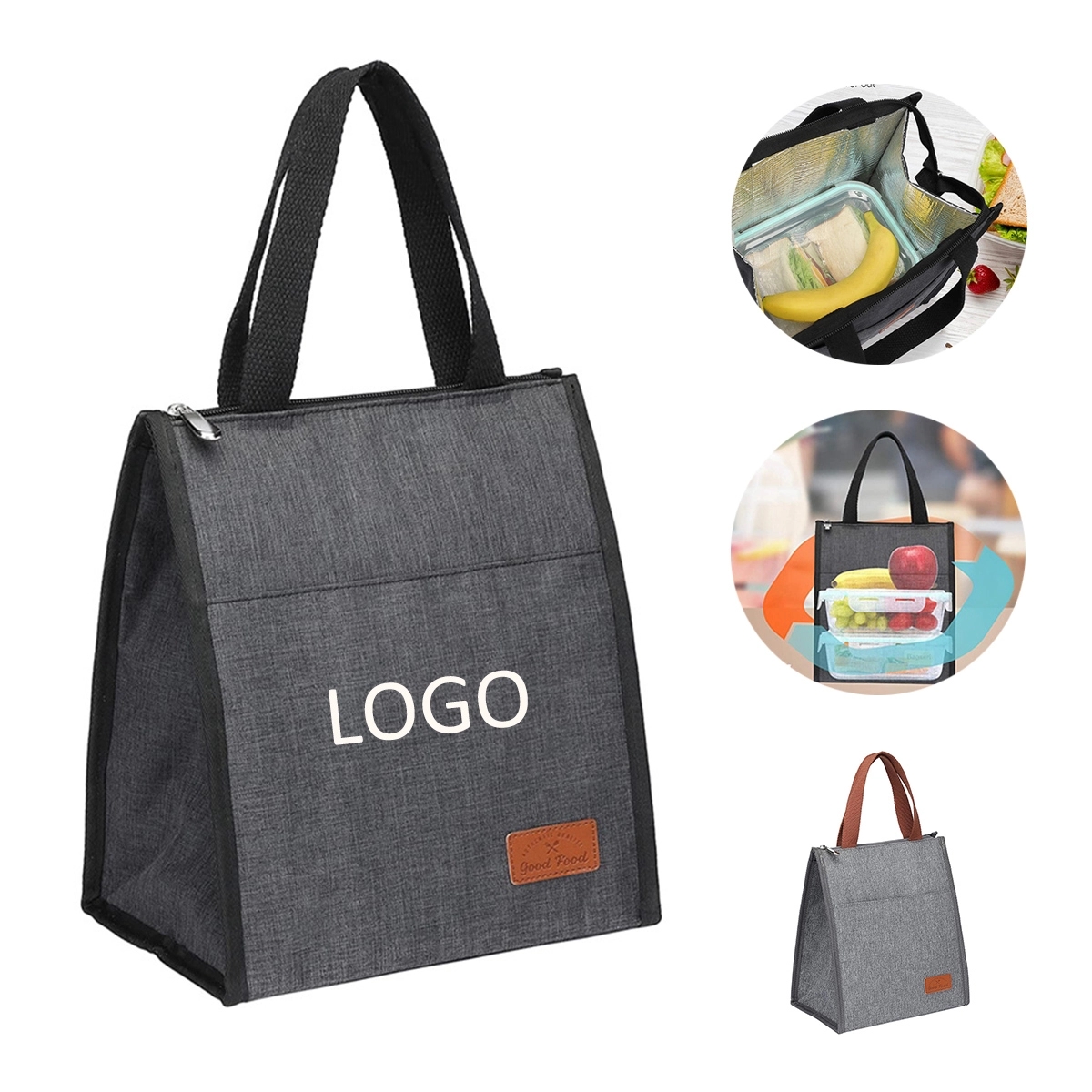 Portable Tote Insulated Lunch Bag 2