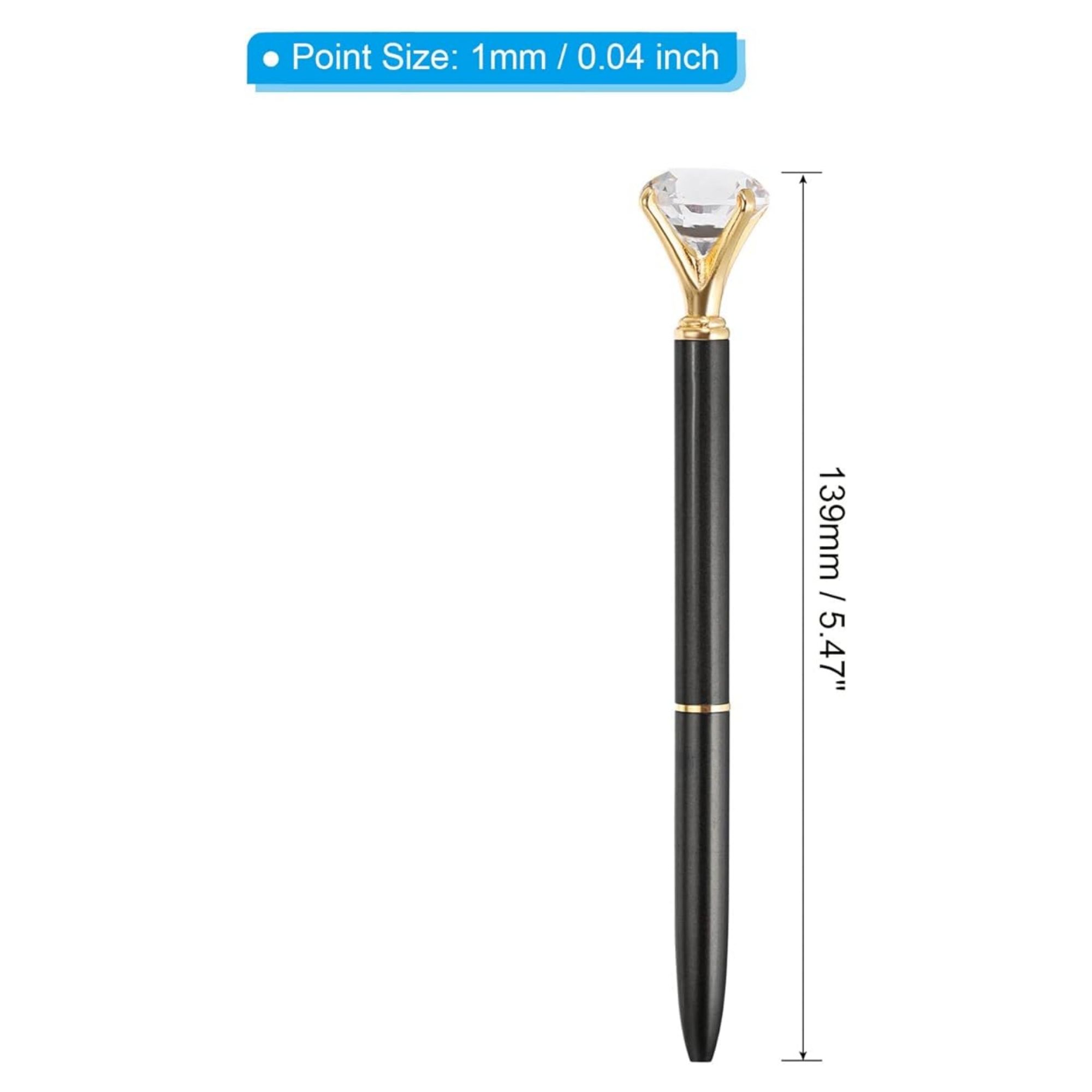 Crystal Diamond Twist Metal Pen 2