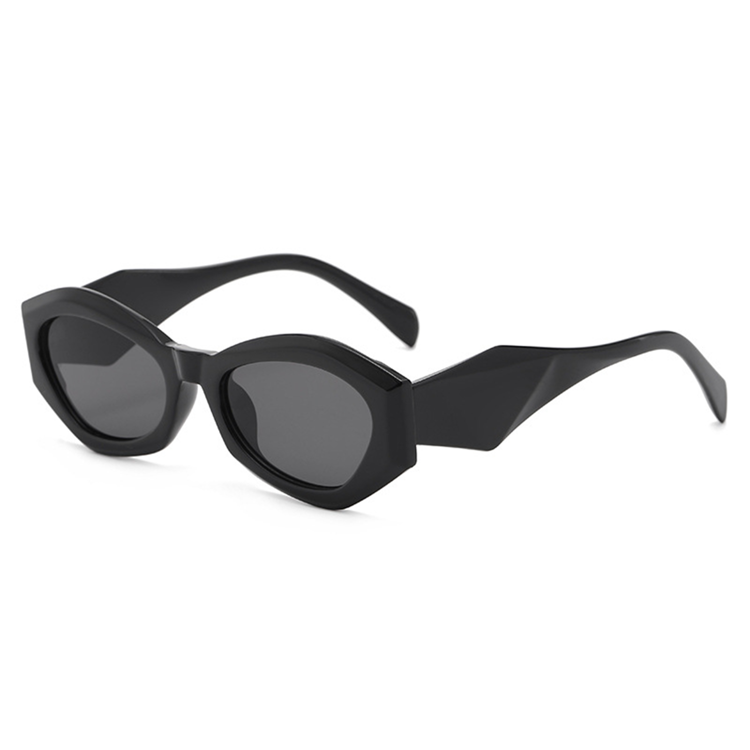Vintage Oval UV Protected Cat Eye Sunglasses 2