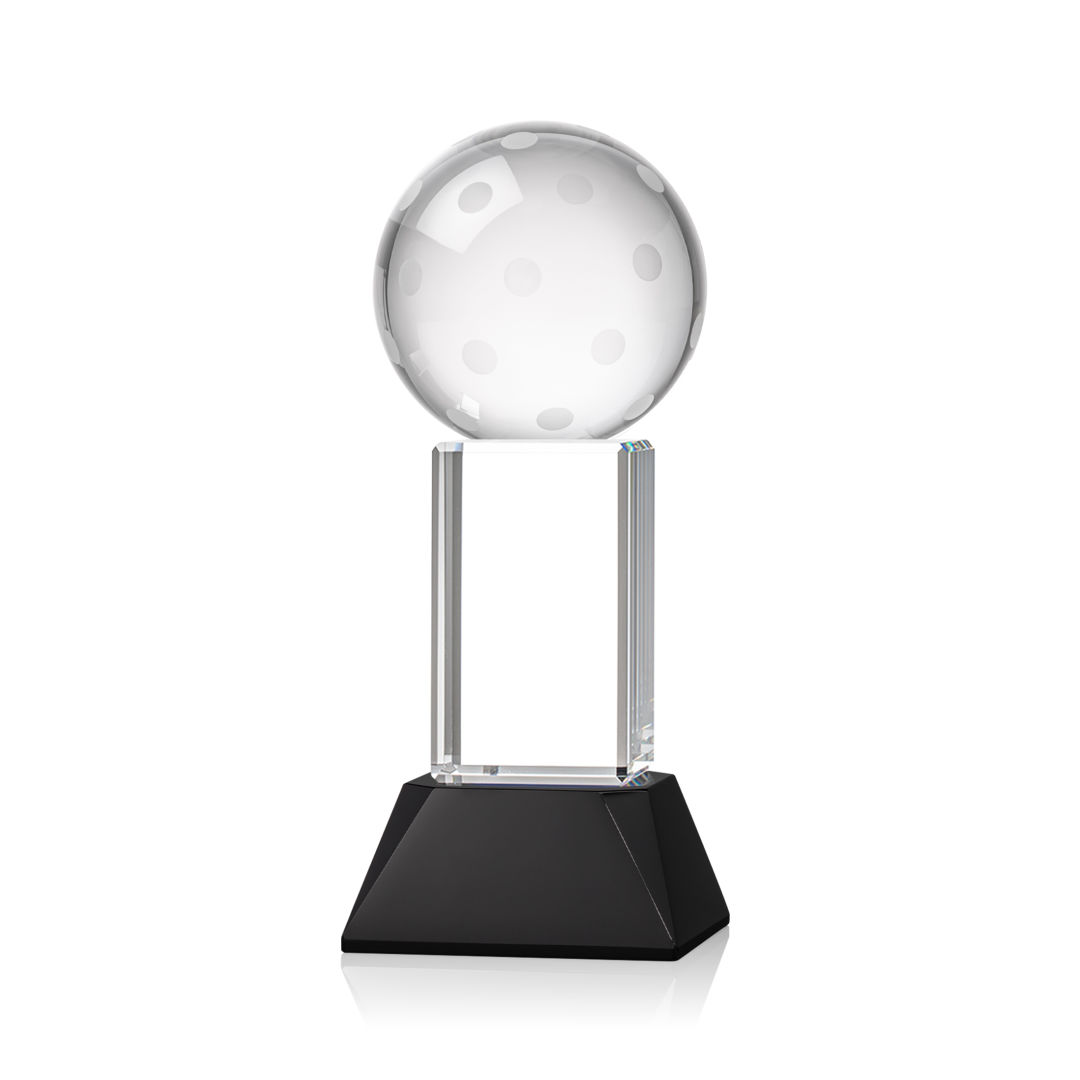Pickleball VividPrint™ Award on Stowe Base - Black 2