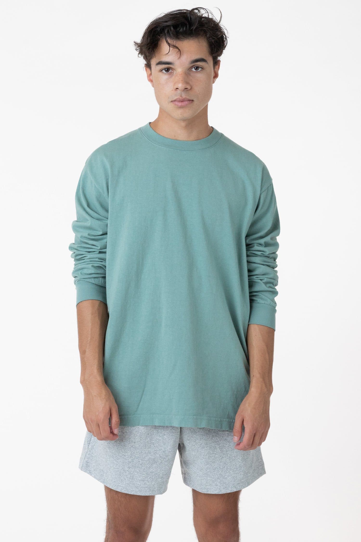 6.5 OZ L/S GARMENT DYE T-SHIRT 17