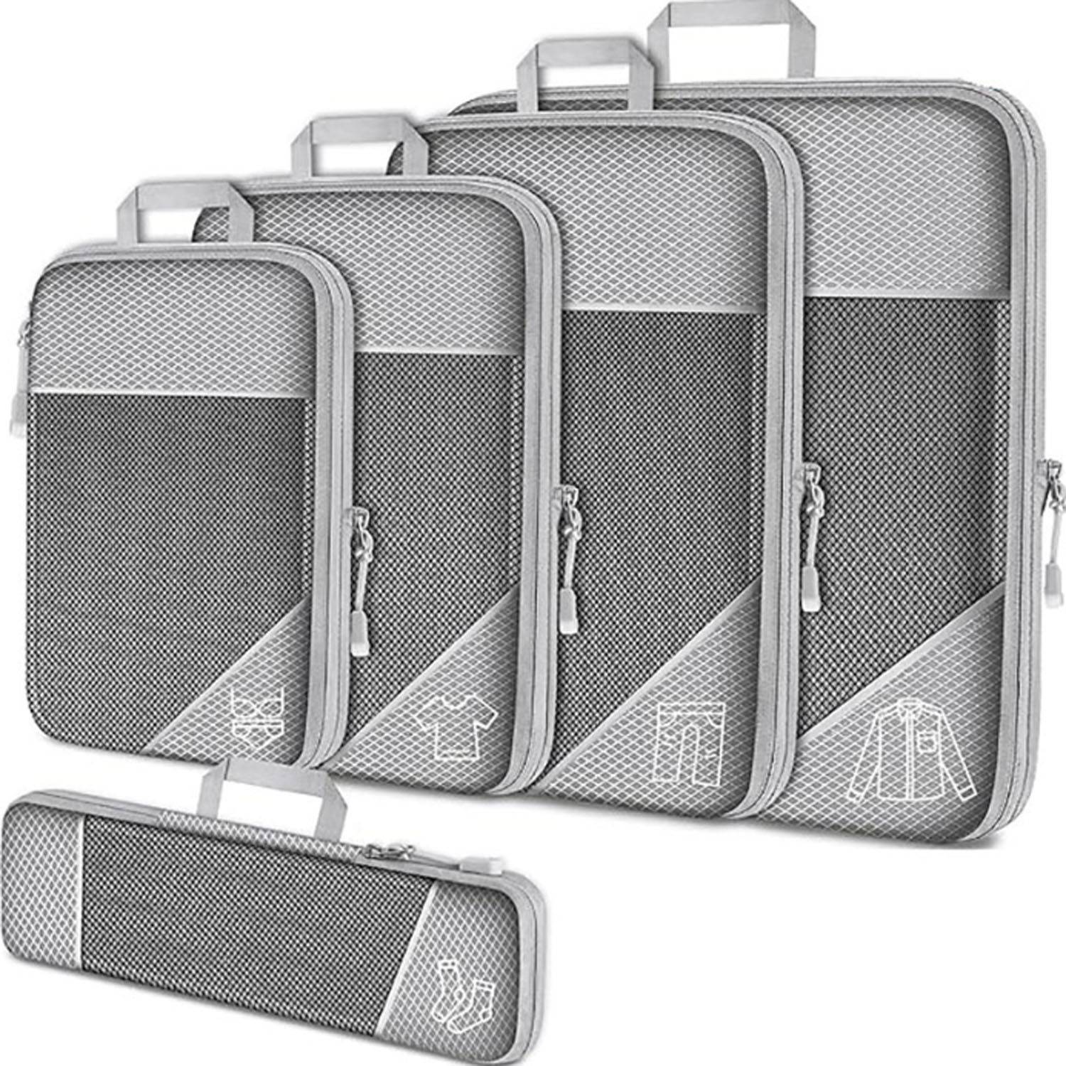 5 PCS Luggage Organizer Bag Packing Cubes 4