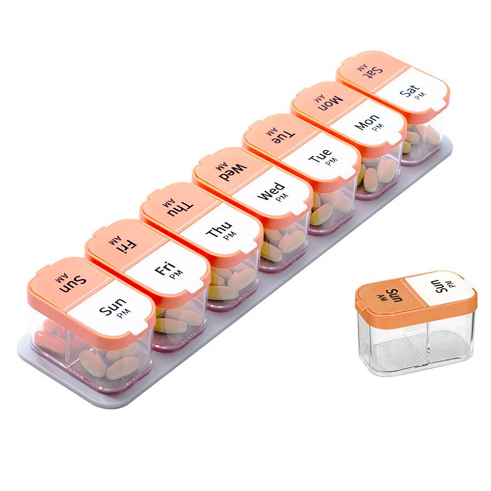 Pill Cases 7 Day for Am and Pm 6