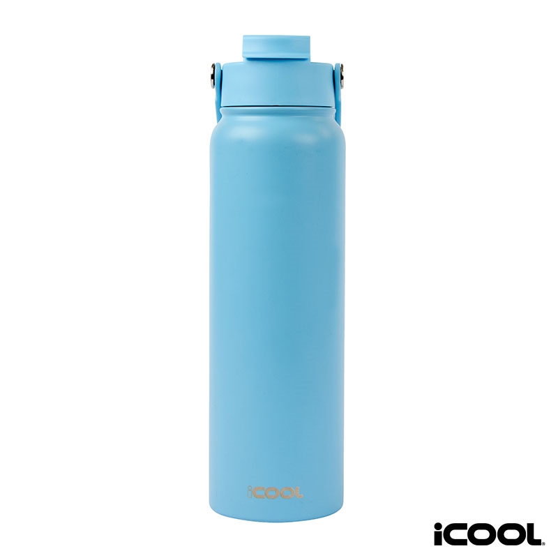 iCOOL® Glenwood 35 oz. Double Wall, Recycled Stainless Steel Water Bottle 73