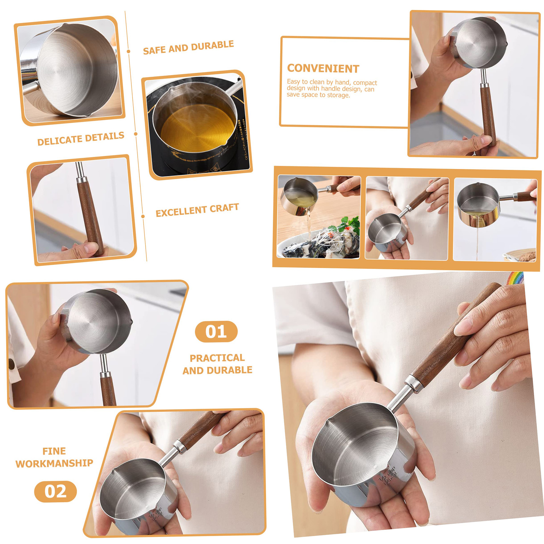 Stainless Steel Sauce Pan 4