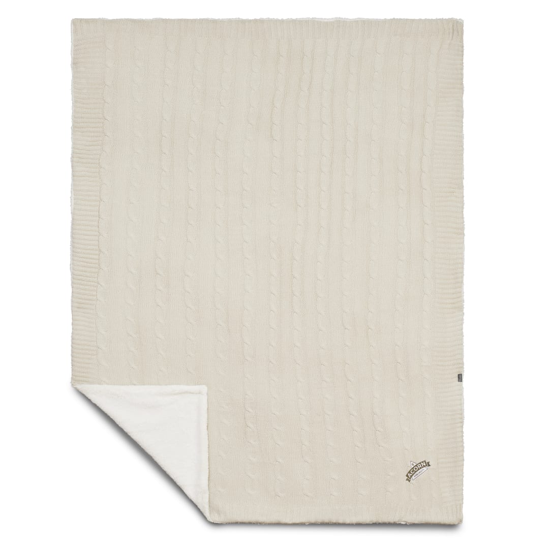 Field & Co.® Cable Knit Sherpa Blanket 85