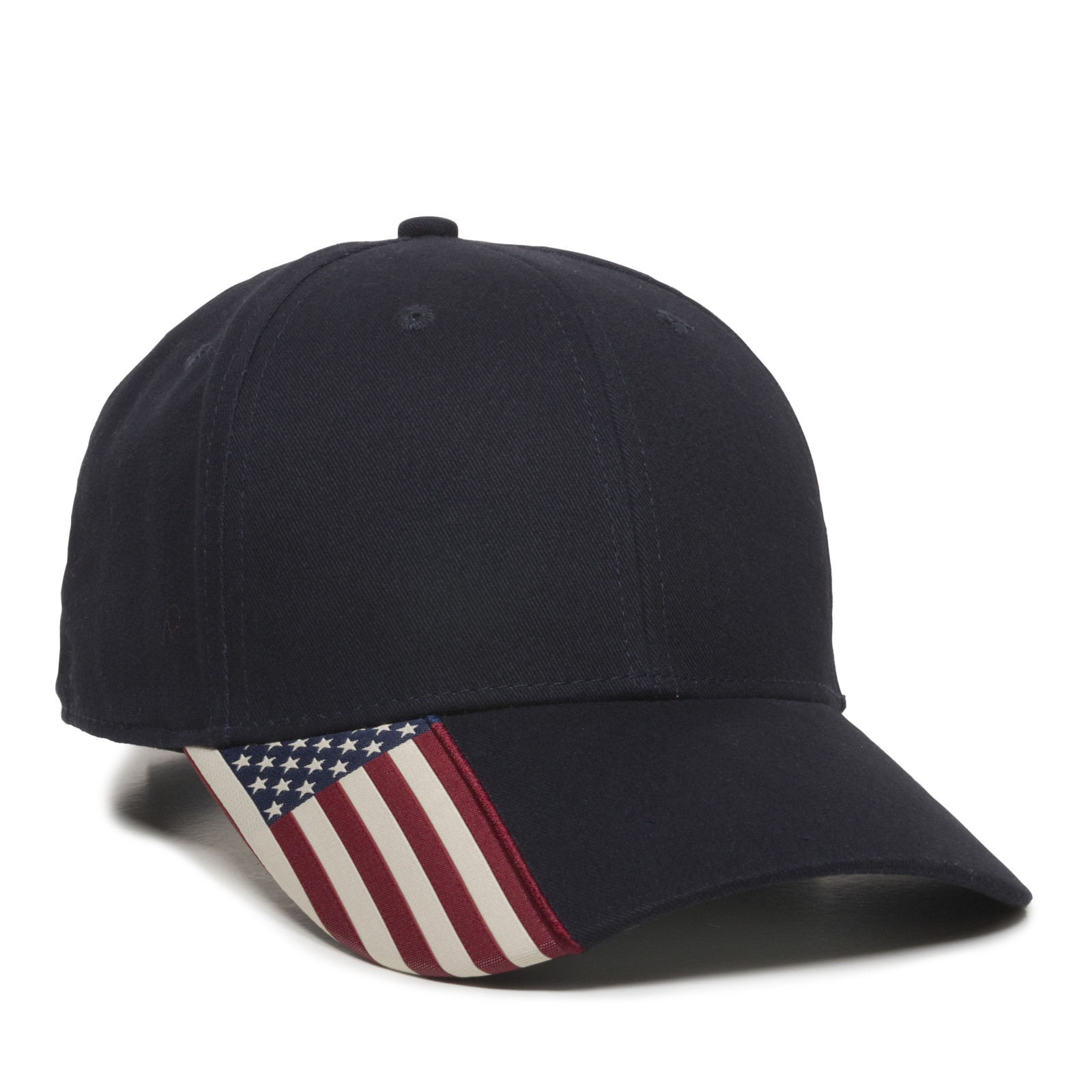Brushed Twill w/Flag Visor Insert 4
