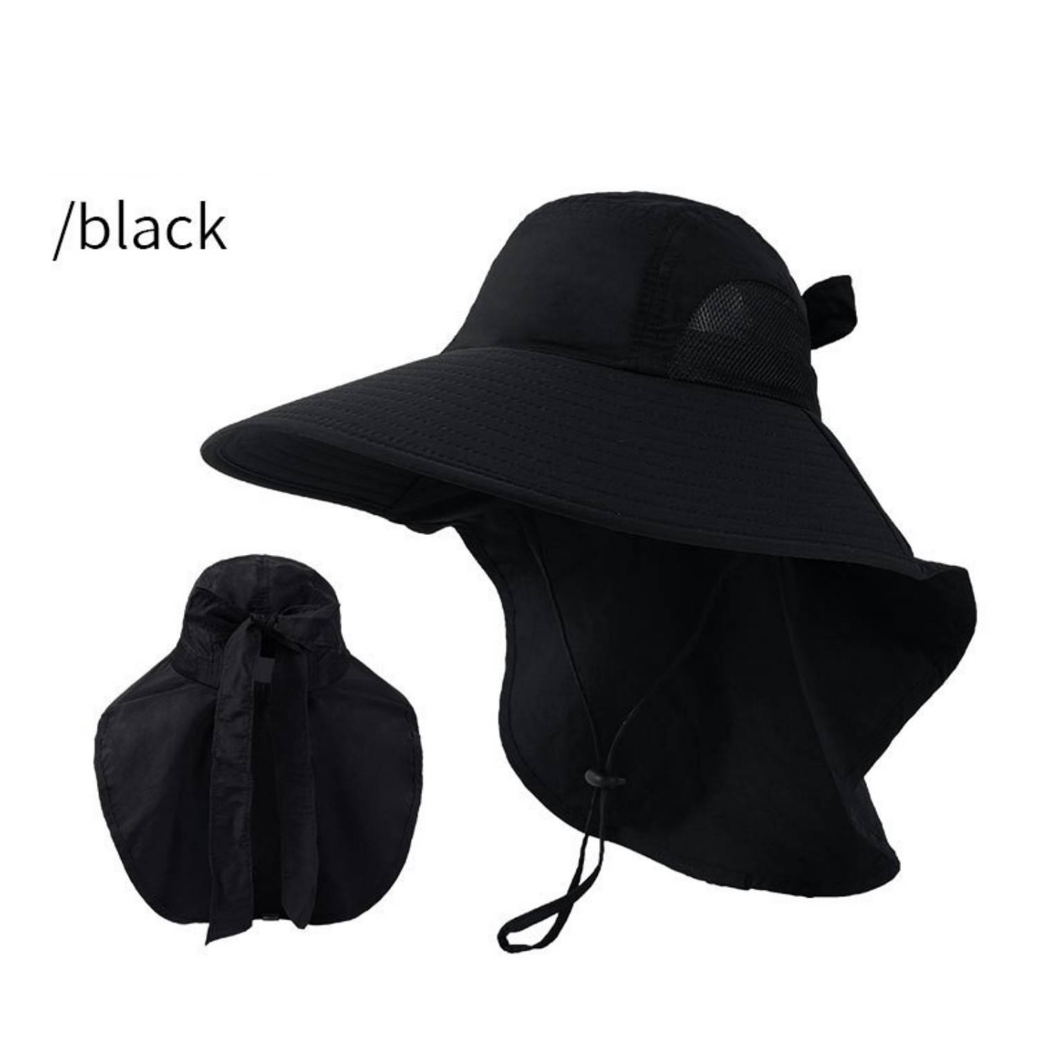 Adult UV Protection Wide Brim Polyester Sun Hat 2