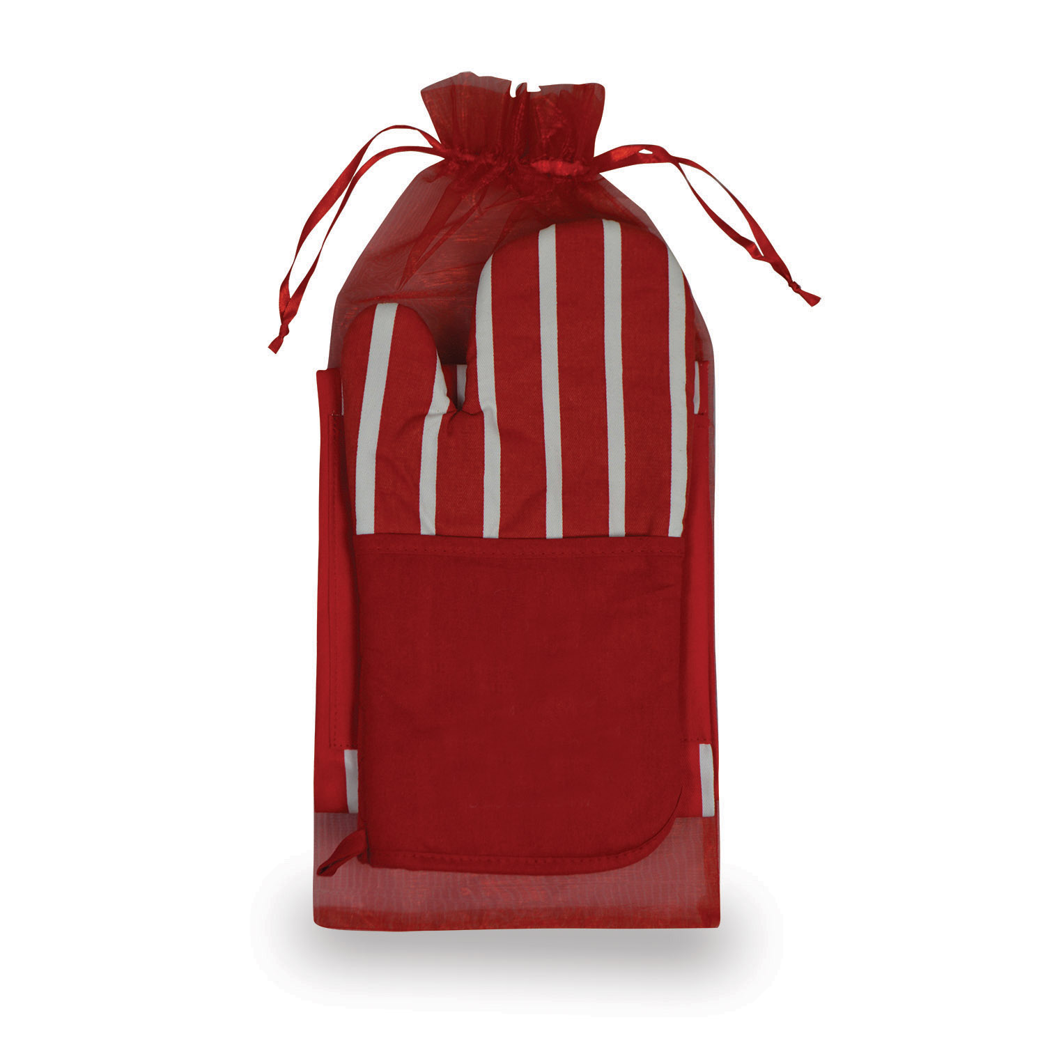 Chef's Therma-Grip Striped Oven Mitt Striped Apron Combo 7