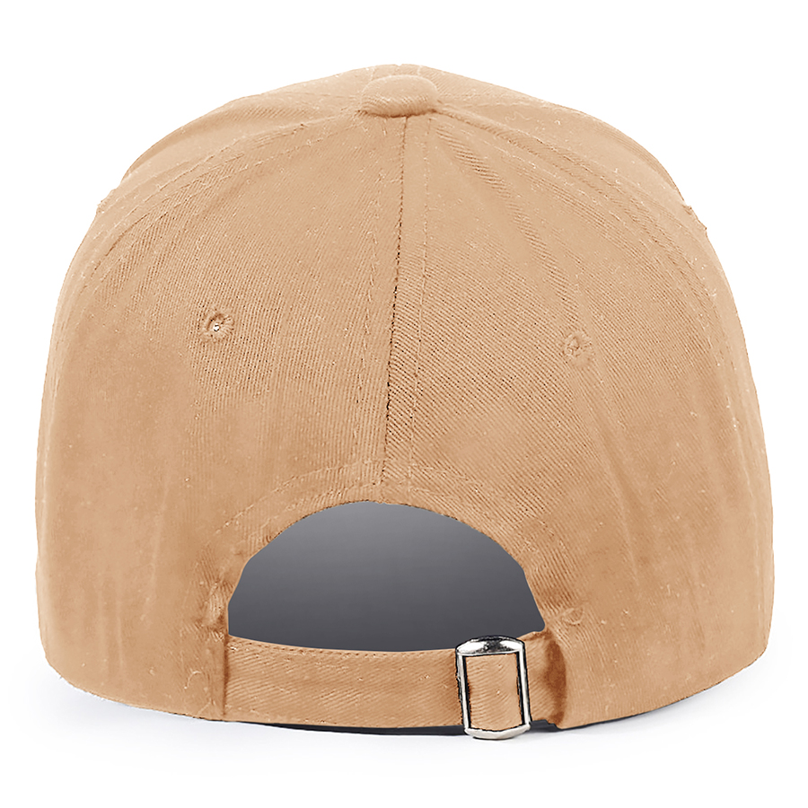 Stock Solid Color Cotton 6-Panel Baseball Cap w/ D-Ring 41