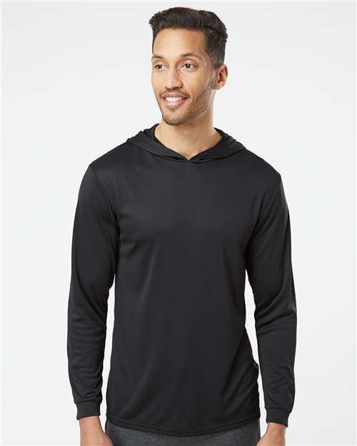 Unisex Bahama Performance Hooded Long Sleeve T-Shirt - 220 58