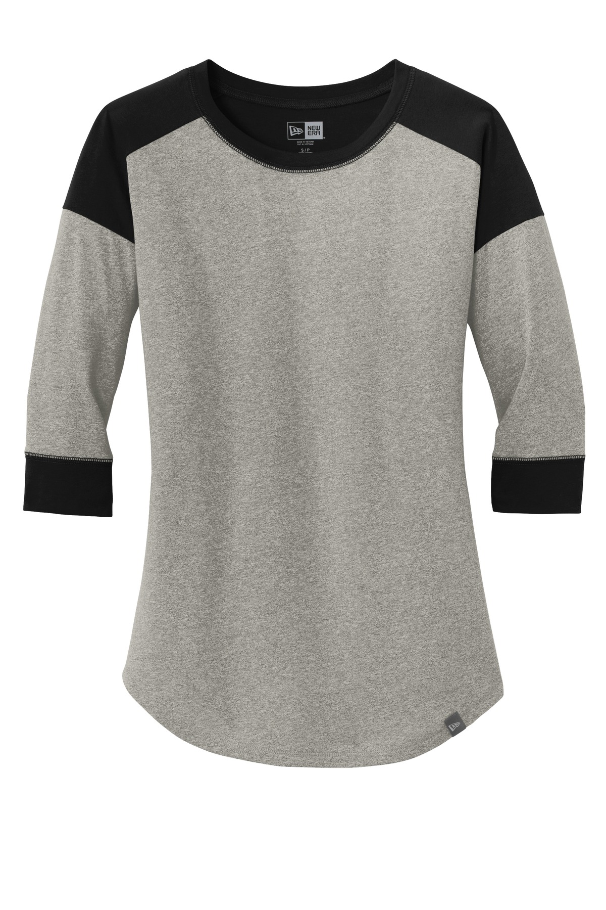 New Era Women's Heritage Blend 3/4-Sleeve Baseball Raglan Tee. LNEA104 6