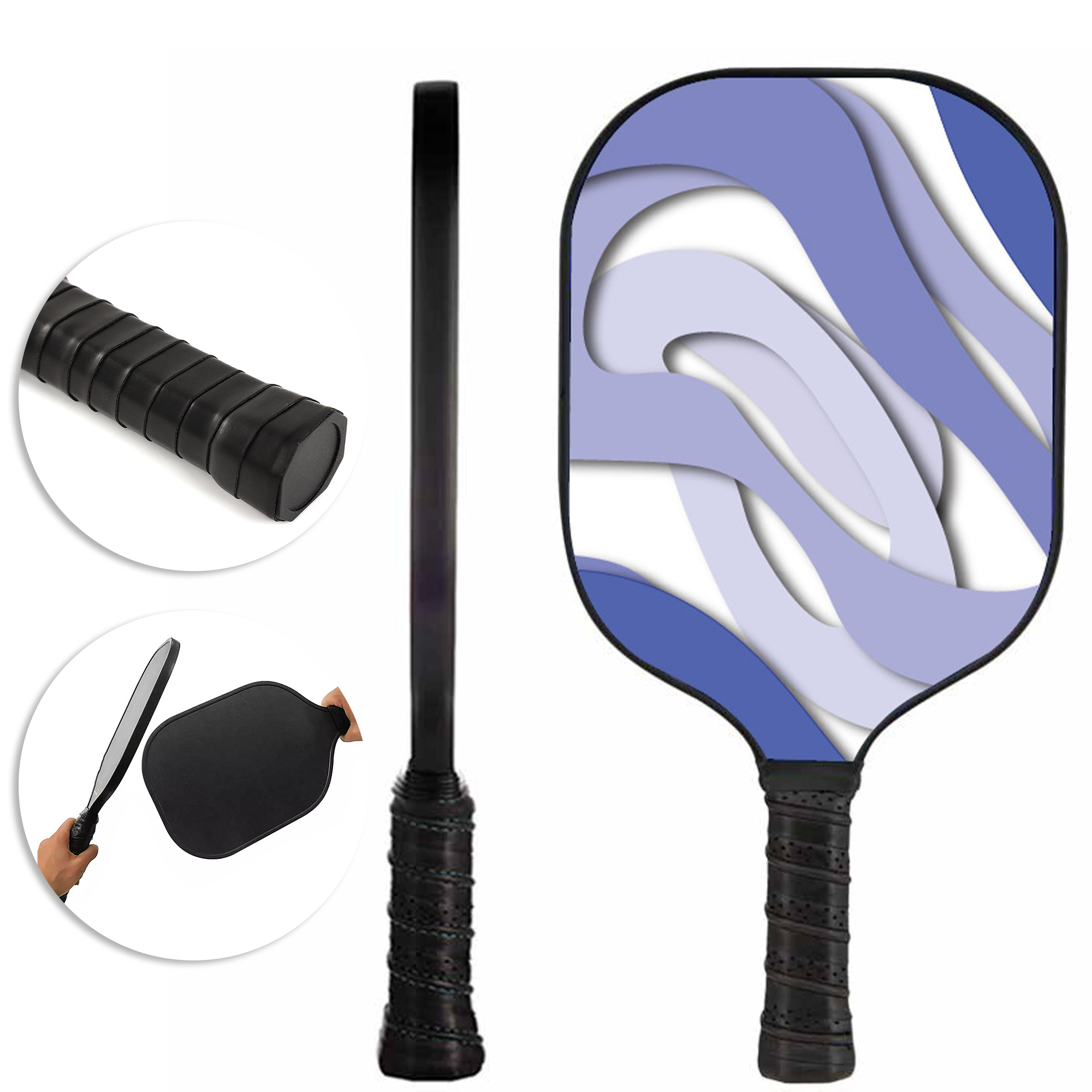 Sports Fiberglass Pick Racquet 2
