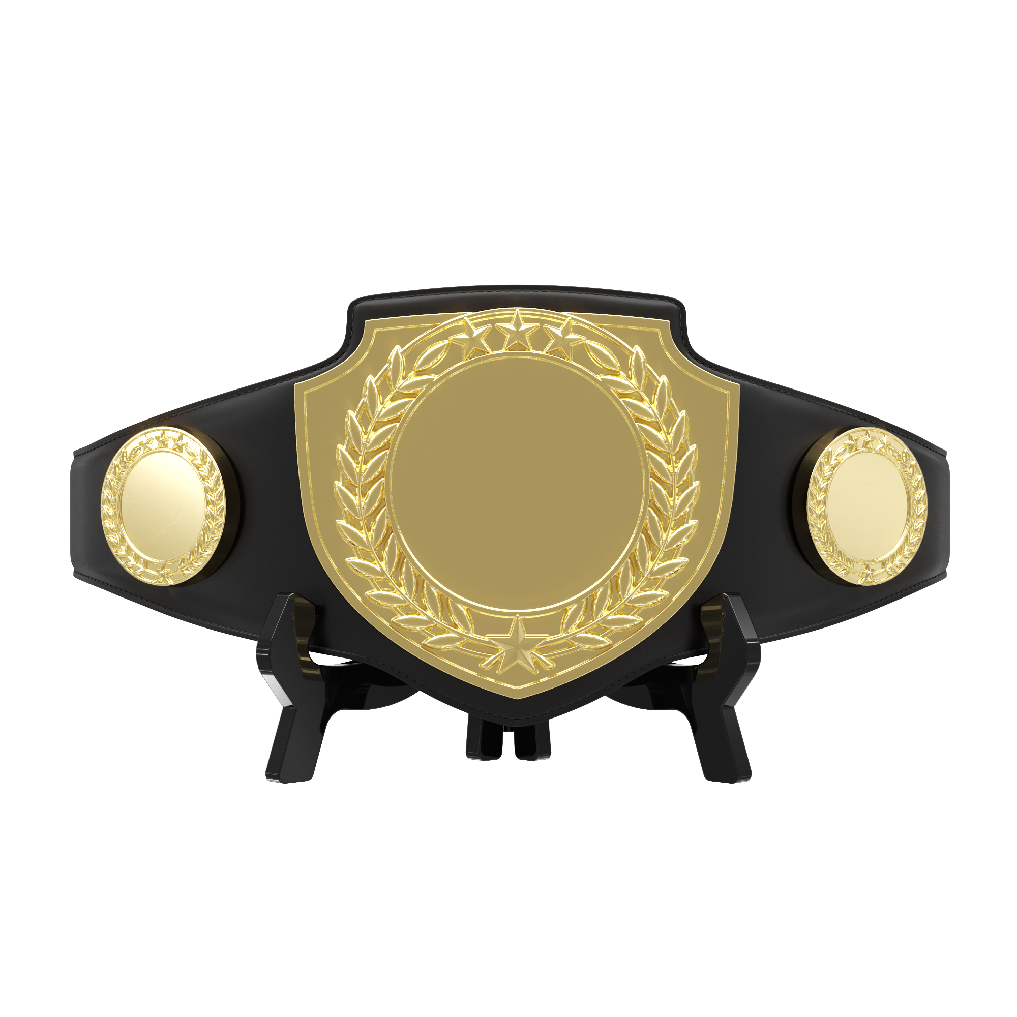Express Vibraprint® Bright Champion Award Shield Belt 23