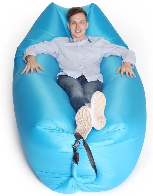 Portable Outdoor Air Inflatable Sleeping Sofa Floating Bed 5