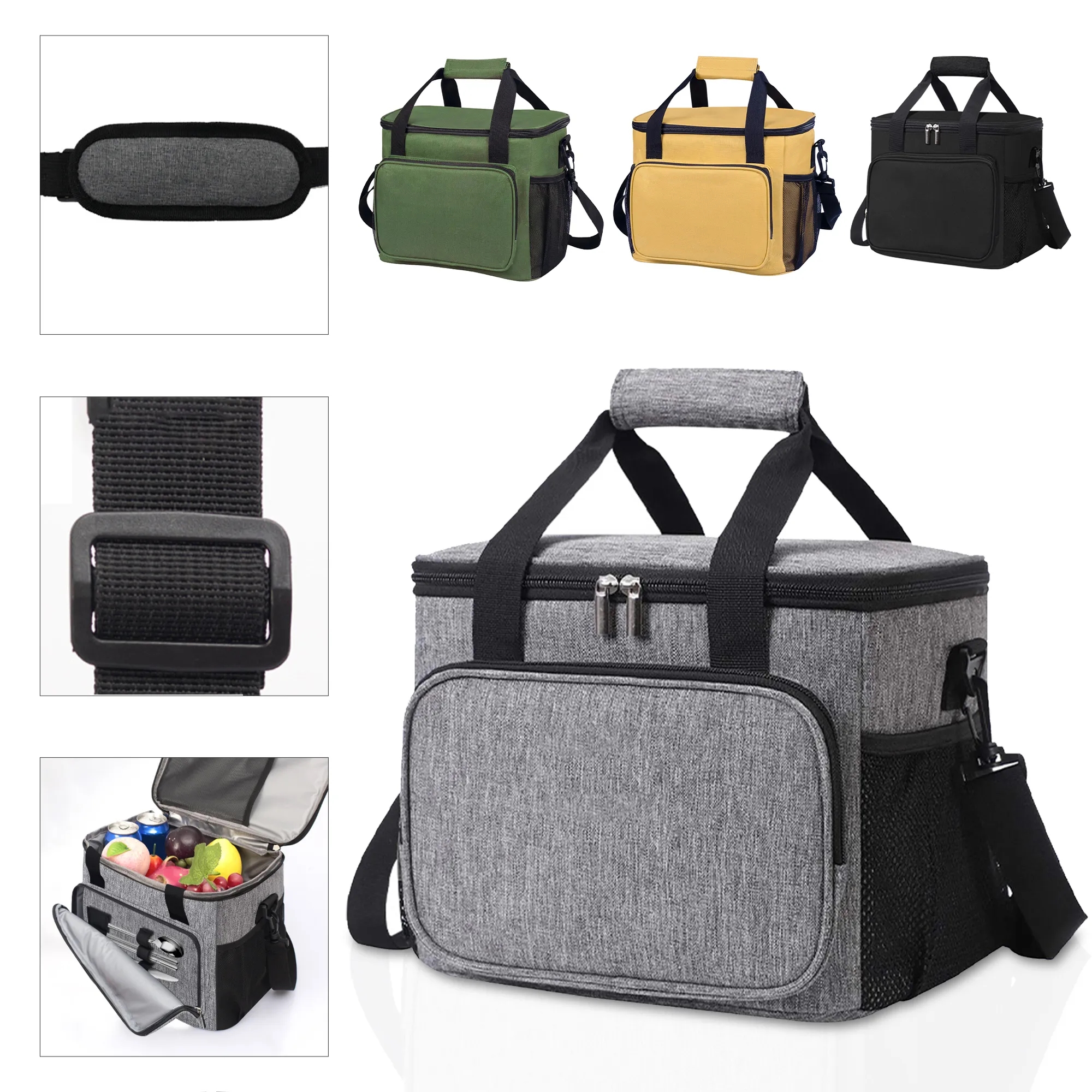 Reusable Insulated Lunch Cooler Bag/Box 2