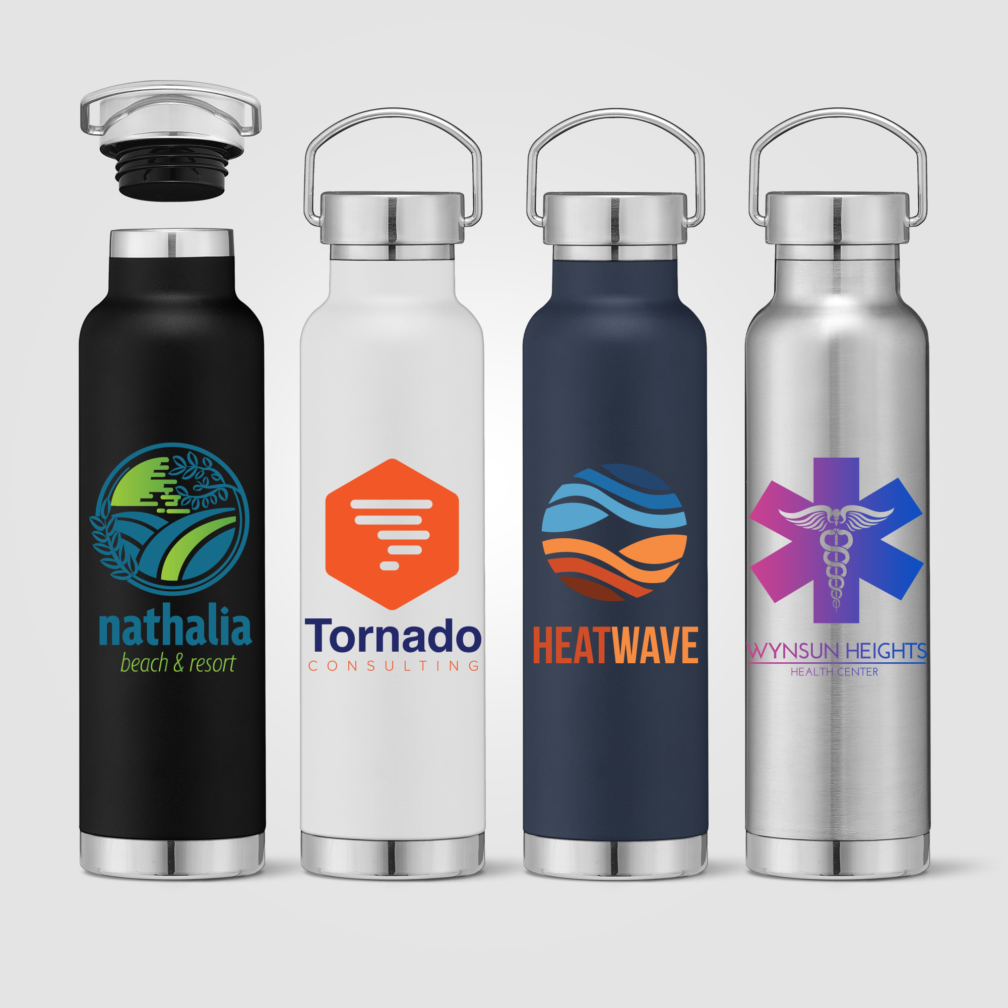 Apollo - 23 oz. Double Wall Stainless Steel Water Bottle with Lid, custom water bottle with logo imprint 14