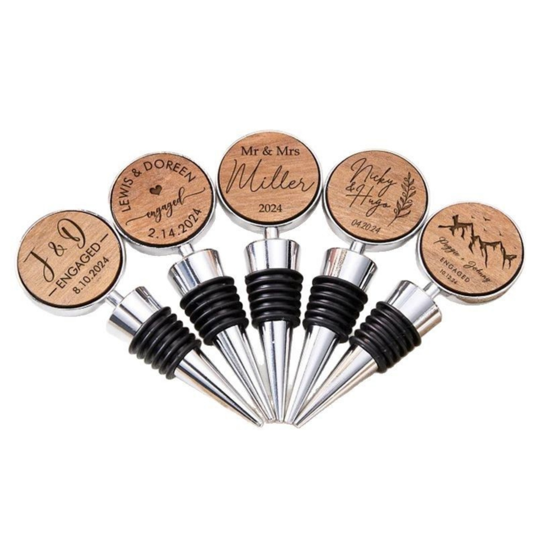 Personalized Wine Bottle Stopper 2