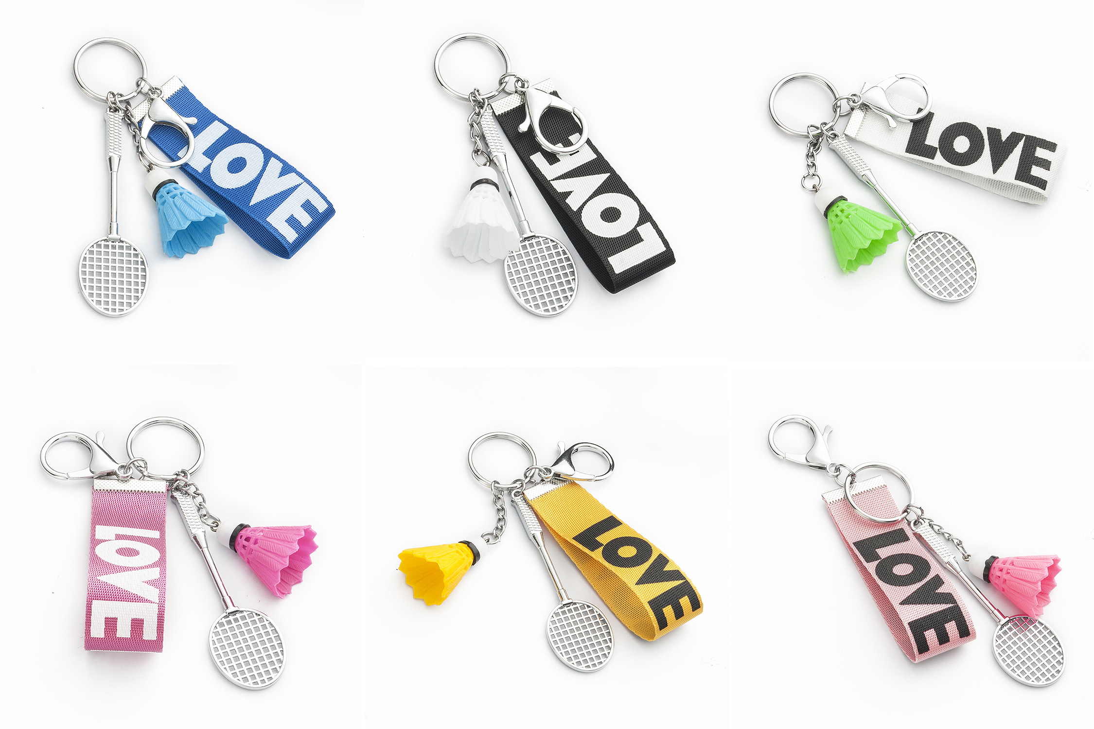 Badminton Racket Key Chain 1