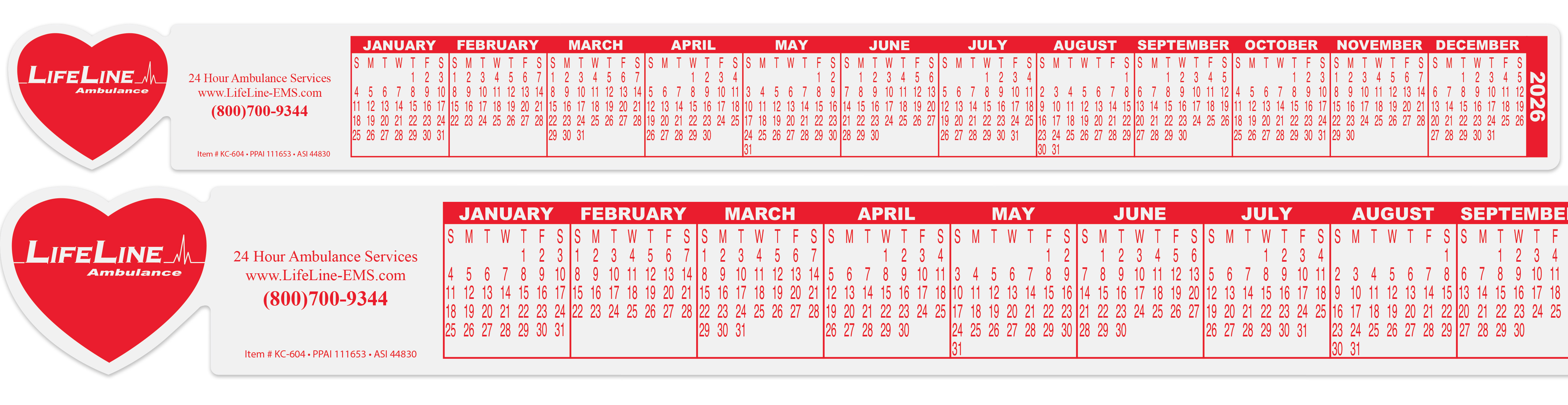 Heart Calendar 2