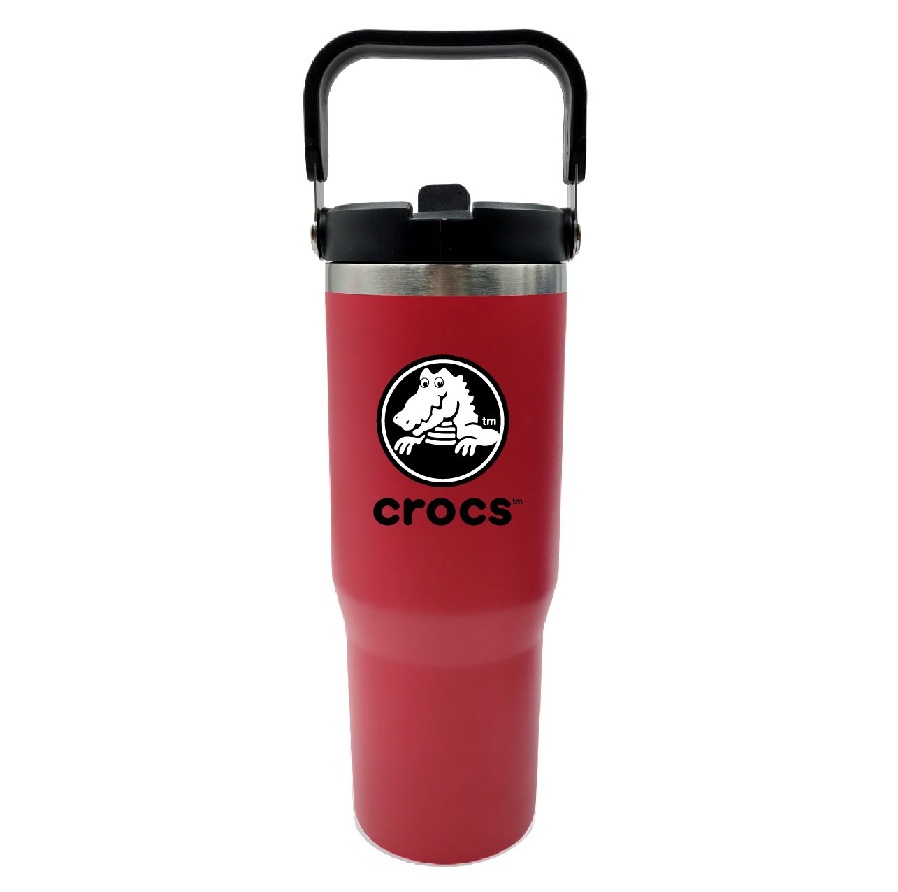 30 oz Stainless Steel Insulated Mug with Handle and Built-In Straw 2