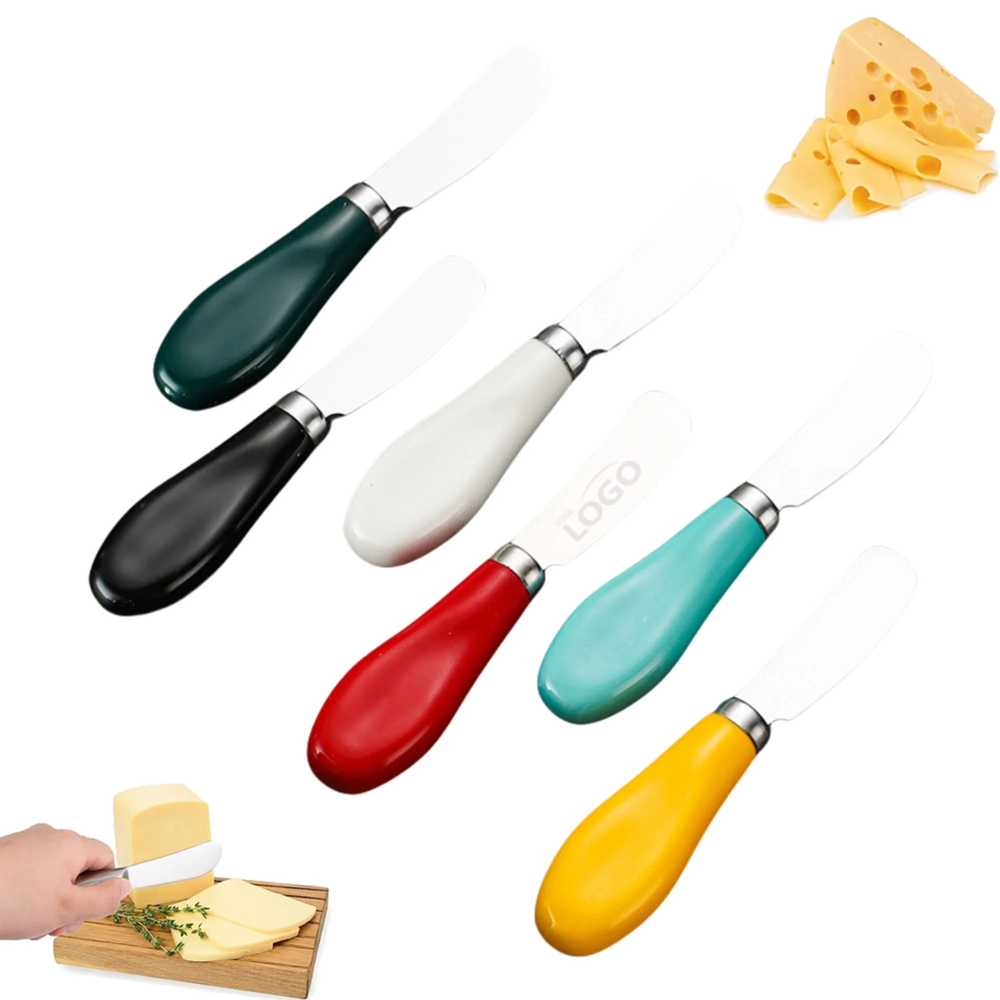 High-end Butter Knife with Ceramic Handle 3