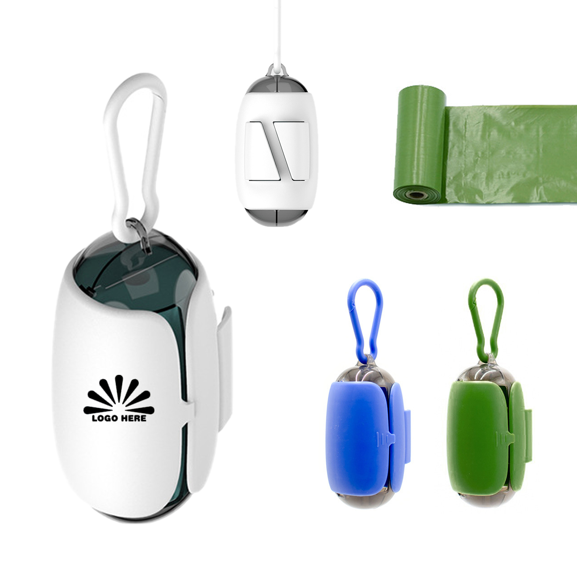 Portable Biodegradable Pet Waste Bag Kit 2